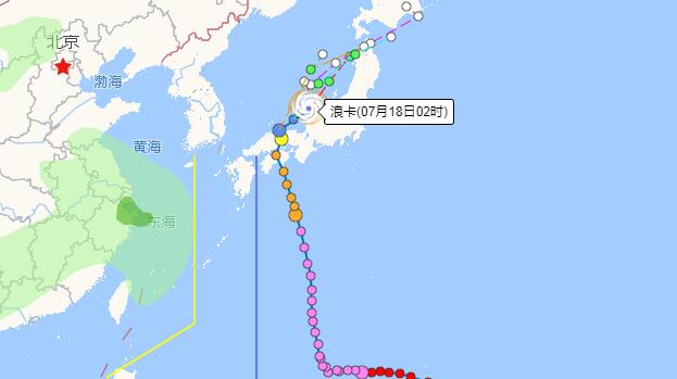 2020年第16号台风叫什么名字 2020年十六号台风路径图最新消息